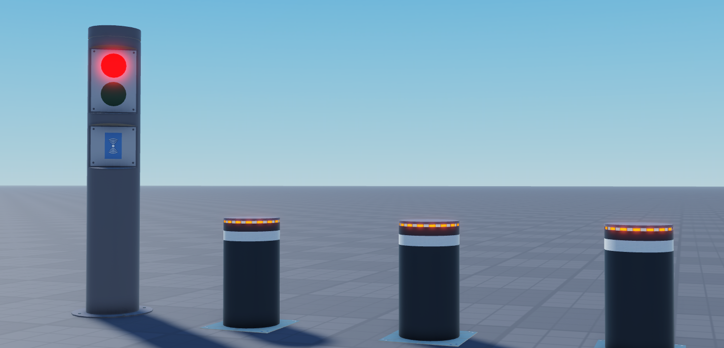 Bornes rétractables